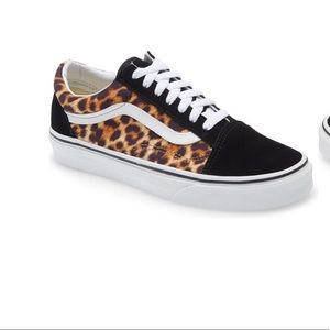 Vans Old Skool leopard sneaker NWT